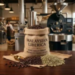 Bulk raw green and roasted Malaysian Liberica coffee beans exported by Sherwah Group for international roasters and B2B buyers.